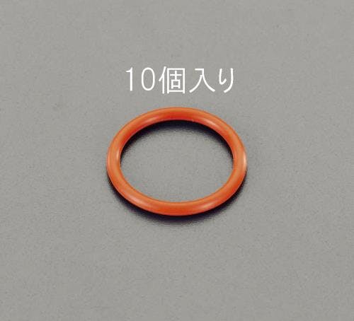 オーリング (シリコンゴム/10個)(運動用) P-29.5 EA423RE-29.5 4548745320169【別送品】