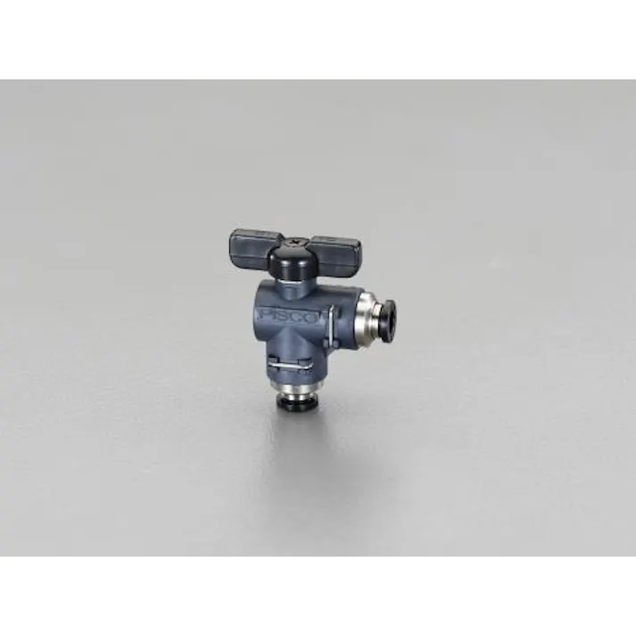 日本ピスコ(PISCO) 6mm ボールバルブ 空気・水その他配管継手 4518340188525 EA425TP-6(CDC)【別送品】