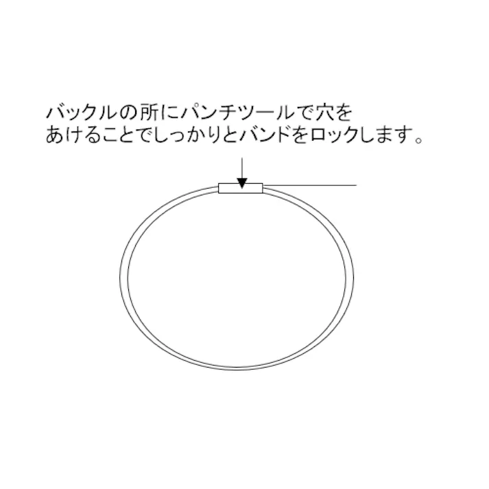 BAND-IT(バンド・イット) センターパンチクランプ(SUS201/5本) 70mm EA463BH-11 4518340818248【別送品】
