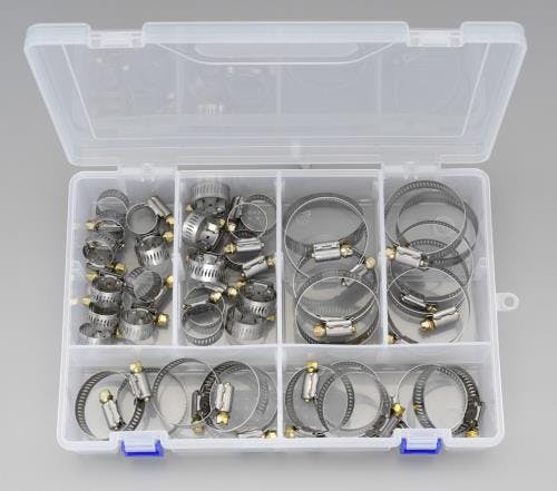 万能型クランプセット(ステンレス製) 11-57mm EA463CA 4518340941069【別送品】