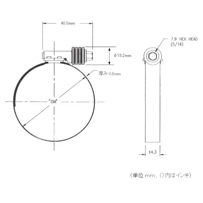 コンスタント・トルククランプ(ステンレス製) 17-32mm EA463CK-32 4518340713529【別送品】