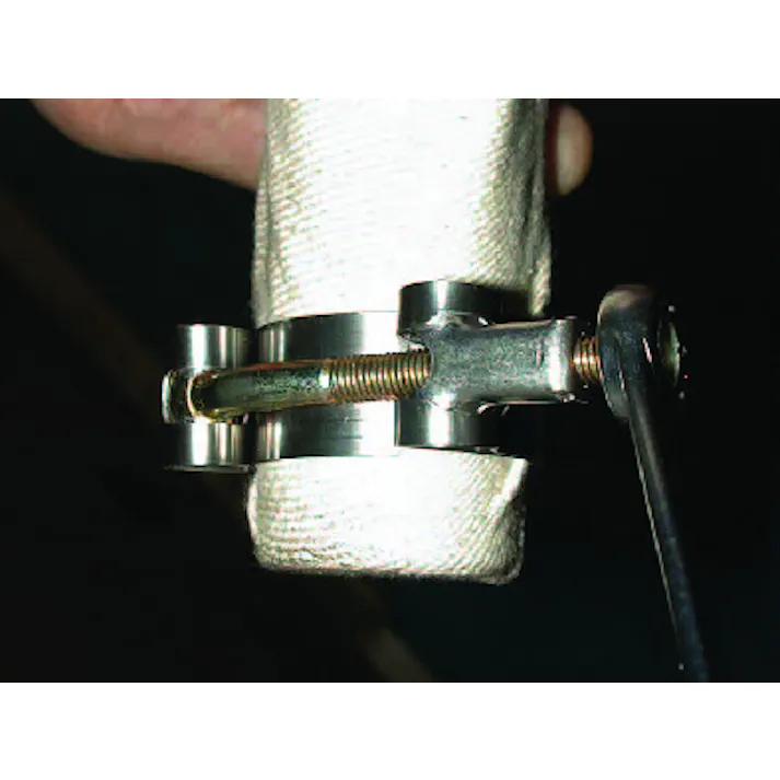 T-BOLT クランプ(301ステンレス製) 196-204mm EA463CT-205 4518340714083【別送品】