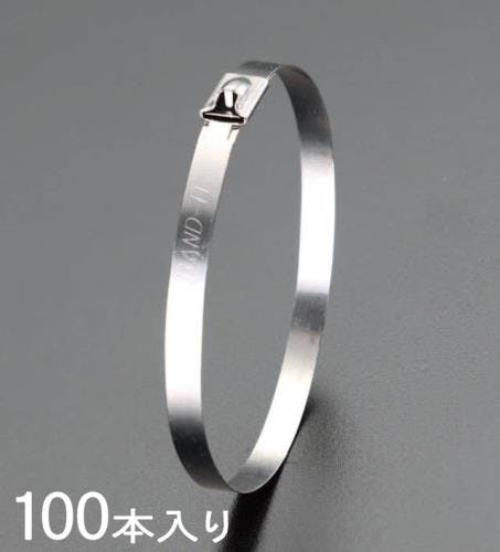 BAND-IT(バンド・イット) 結束バンド(SUS304/100本) 4.6x200mm EA463FM-11 4518340786622【別送品】