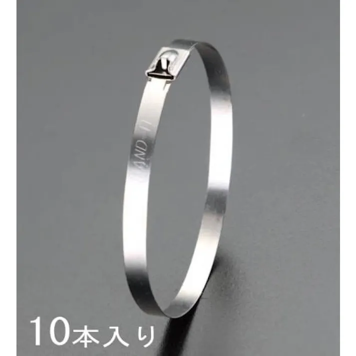 BAND-IT(バンド・イット) 4.6x520mm 結束バンド(SUS304/10本) スチール締め付けバンド 4518340814776 EA463FM-54(CDC)【別送品】
