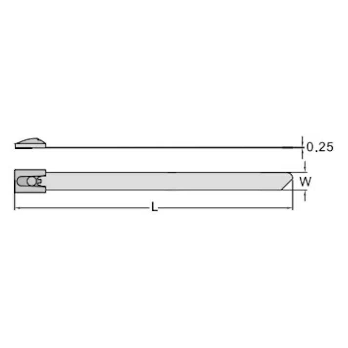 結束バンド(SUS316/コーティング/10本) 4.6x362mm EA463FW-206 4550061690352【別送品】
