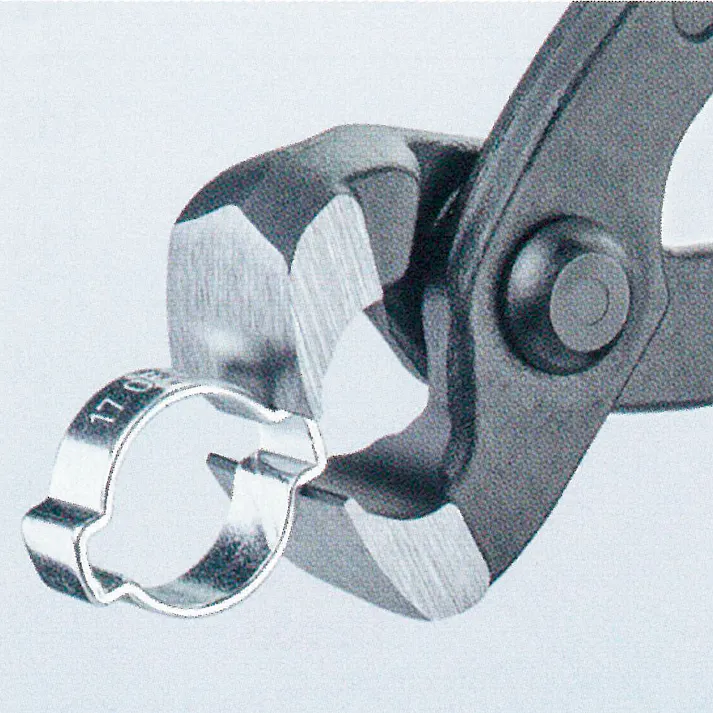 KNIPEX(クニペックス) イヤークランププライヤー 220mm EA463PJ-1 4550061025680【別送品】