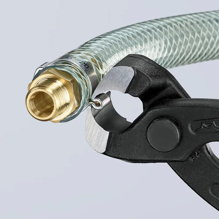 KNIPEX(クニペックス) イヤークランププライヤー 220mm EA463PJ-1 4550061025680【別送品】