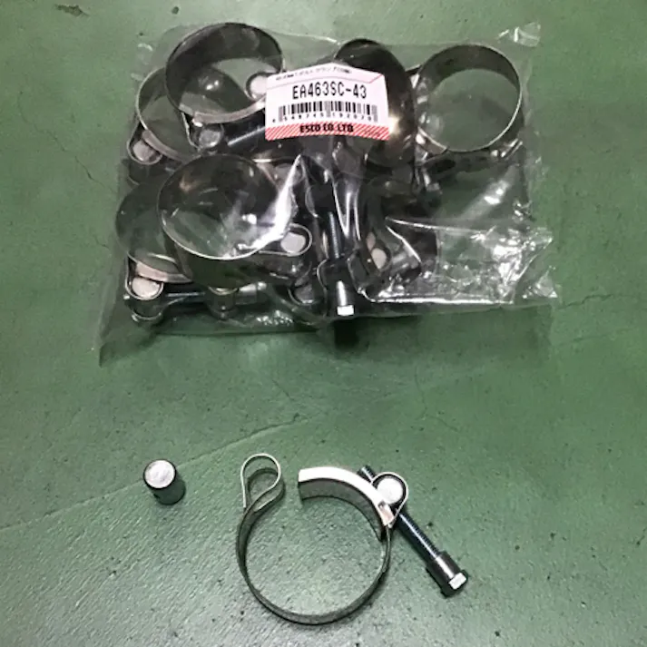 Tボルトクランプ(ステンレス/10個) 29-31mm EA463SC-31 4548745191509【別送品】