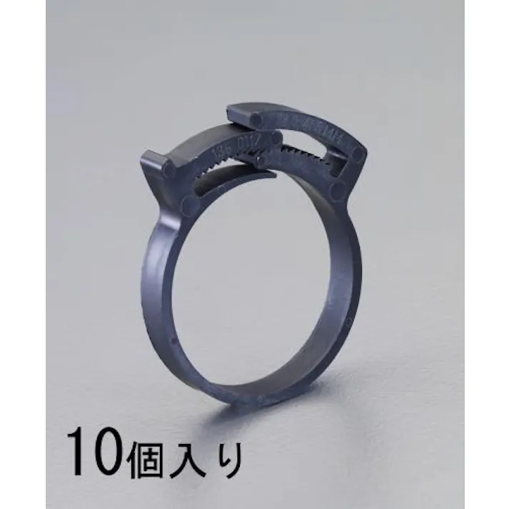 ESCO 8.0- 9.2mm ホースクランプ(ナイロン製/ギア式/10個) ホースクランプ 4548745192650 EA463SD-9(CDC)【別送品】