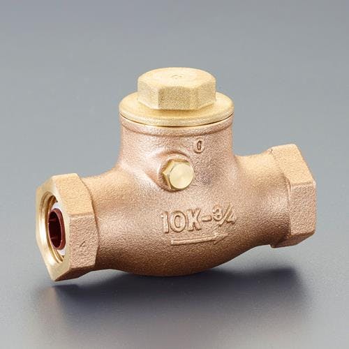 キッツ(KITZ) スイングチャッキバルブ(給水用/青銅製) Rc1” EA465BC-10 4550061531921【別送品】