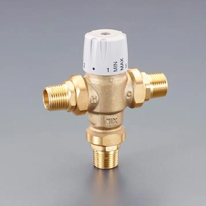 ESCO R1/2” ミキシングバルブ 冷凍機・空調機用部材 4550061523889 EA468AD-4(CDC)【別送品】