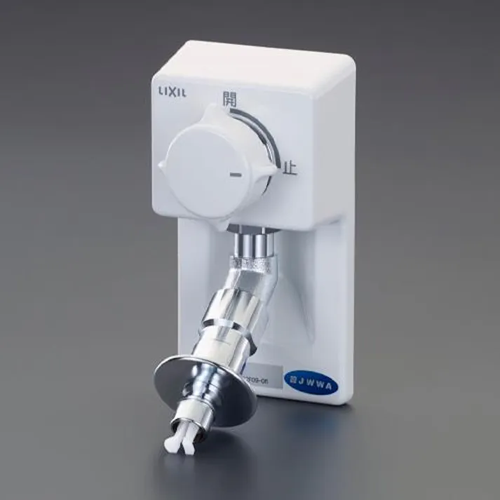 LIXIL 洗濯機用水栓(緊急止水弁付) 80x150x36mm EA468CF-73 4550061090398【別送品】