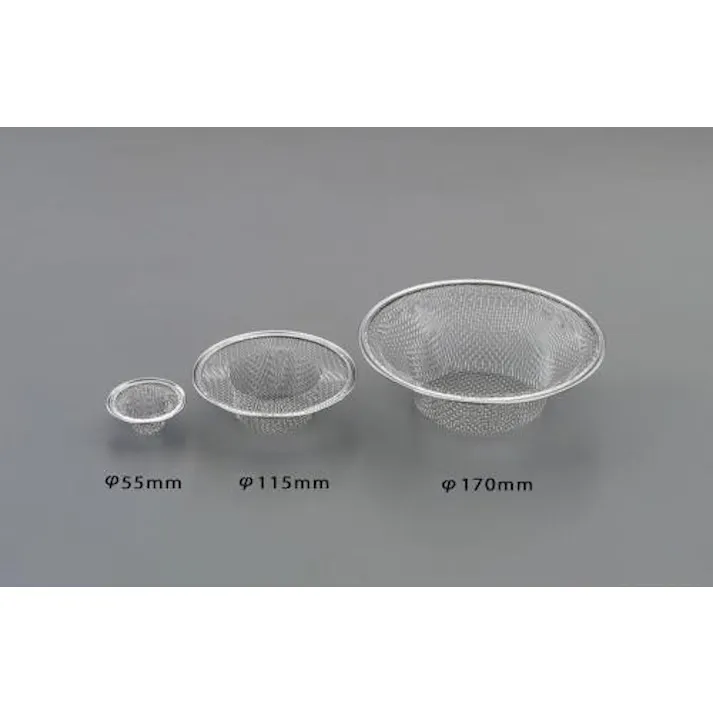 ESCO φ115/0.42/12メッシュ ろ過網(ステンレス製) 部品洗浄用ざる 4548745934274 EA468DB-113(CDC)【別送品】