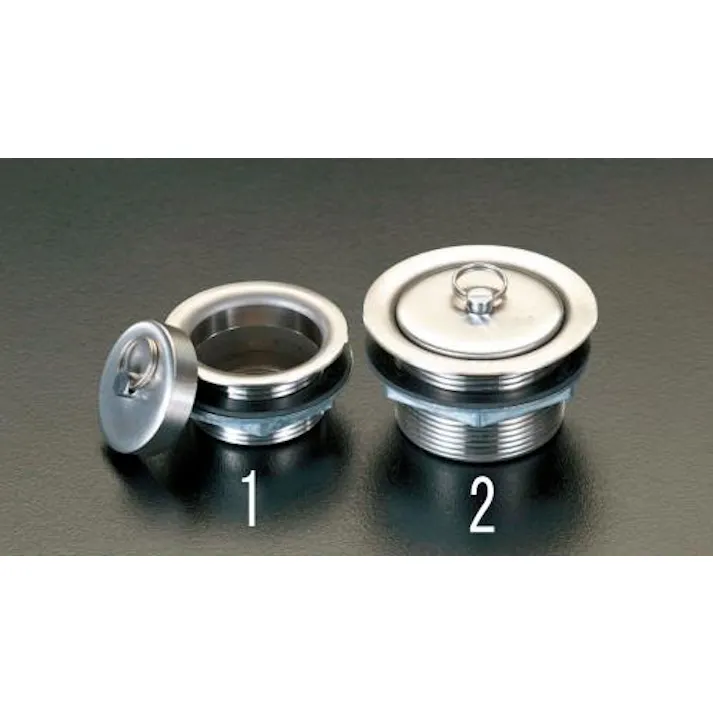 ESCO 40A/G 1・1/2” 共栓(ステンレス製) 洗面・流し台・バス用部品 4518340337237 EA468DC-1(CDC)【別送品】