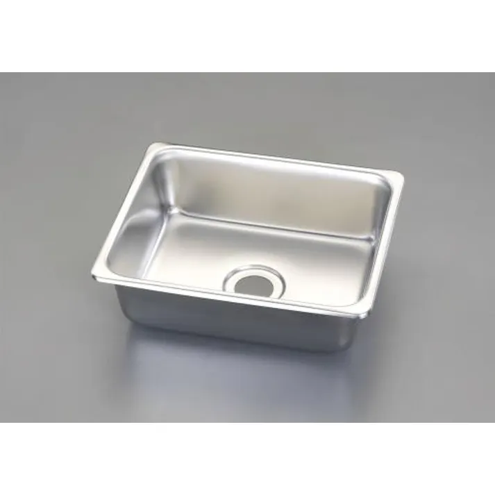 ESCO 325x265x150mm 角型シンク(ステンレス製) 洗面・流し台・バス用部品 4548745576672 EA468EB-2(CDC)【別送品】