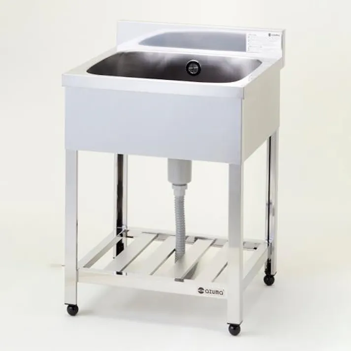 東製作所 一槽シンク(SUS430) 600x600x890mm EA468EF-12 4550061731154【別送品】