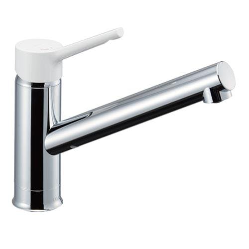 LIXIL シングル混合水栓(抗菌樹脂ハンドル) G 1/2” EA468HA-1 4550061602386【別送品】