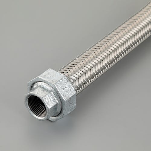 南国フレキ工業 フレキチューブ(SUSユニオン/カシメ) Rc1・1/4”x500mm