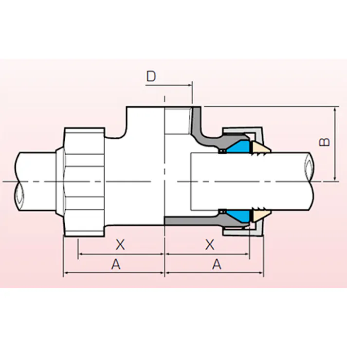 径違いメネジチーズ/メカニカル継手 25Ax20AxRc3/4” EA469HH-3 4548745784817【別送品】