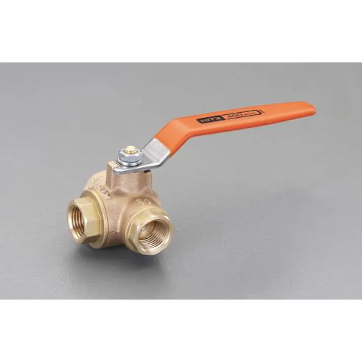 ESCO Rc1・1/4” 三方ボールバルブ バルブ 4518340546325 EA470BA-12(CDC)【別送品】