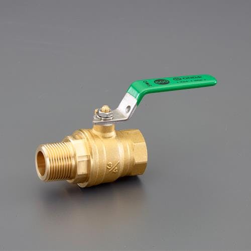 オンダ製作所 ボールバルブ(真鍮製/コンパクト) R1/2”xRc1/2” EA470BD-104 4550061732373【別送品】