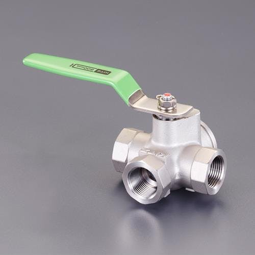キッツ(KITZ) 三方ボールバルブ(ステンレス製) Rc1/2” EA470BT-4 4550061549544【別送品】