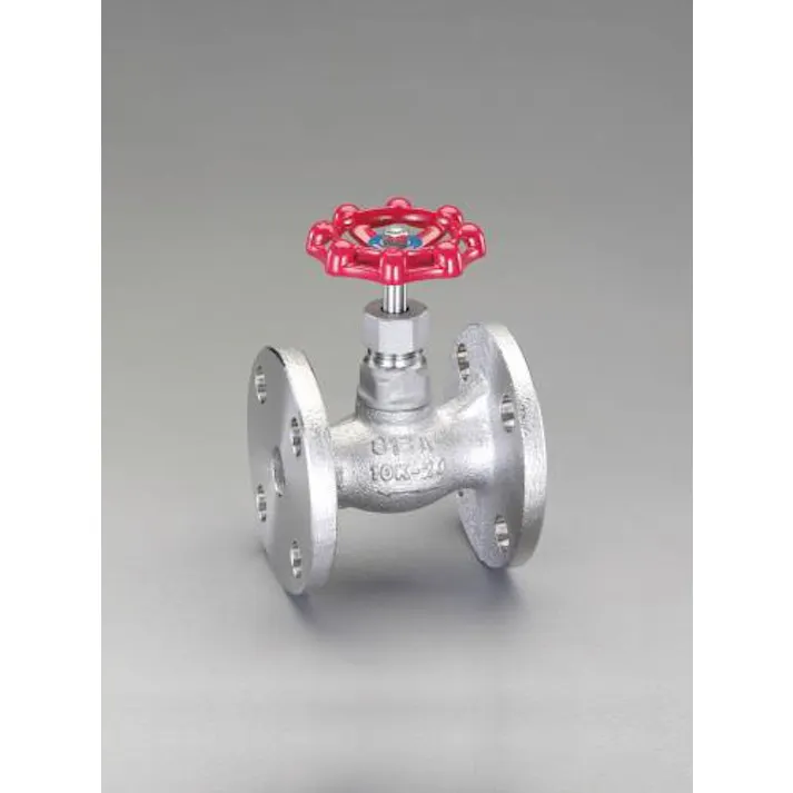 ESCO 3/8” グローブバルブ(フランジ型) バルブ 4548745598551 EA470CD-3(CDC)【別送品】