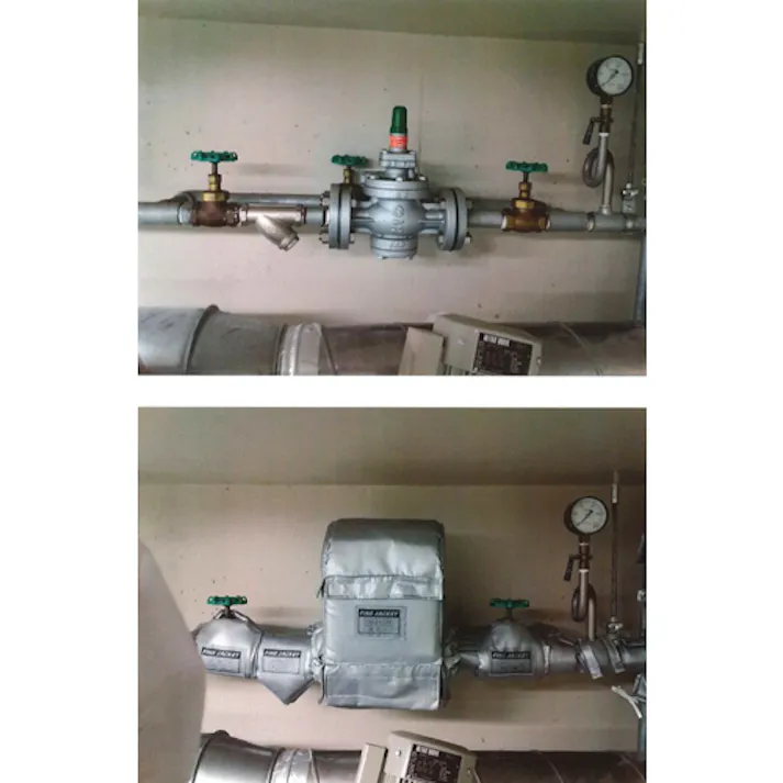 グローブバルブ用保温カバー(ねじ式) 32A EA470CF-12 4550061712146【別送品】