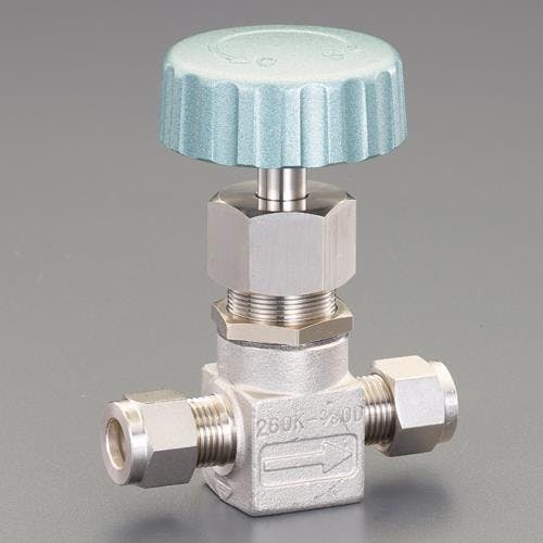 ニードルバルブ(ステンレス製) 3/8” EA470CP-3 4550061565728【別送品】