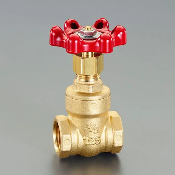 オンダ製作所 Rc 1/2” ゲートバルブ(真鍮製) バルブ 4550061532010 EA470DF-4(CDC)【別送品】