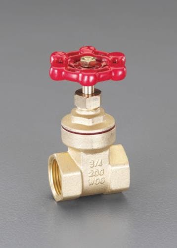 ゲートバルブ(真鍮製) NPT1/2” EA470DL-4 4548745555127【別送品】