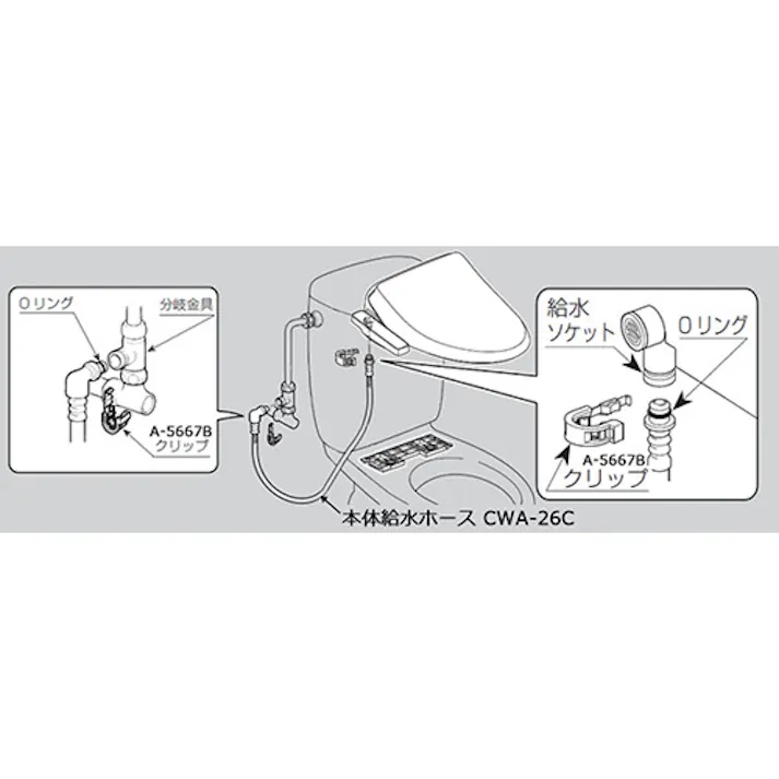 LIXIL ホース接続アダプター 呼8 EA472CC-2 4550061541289【別送品】