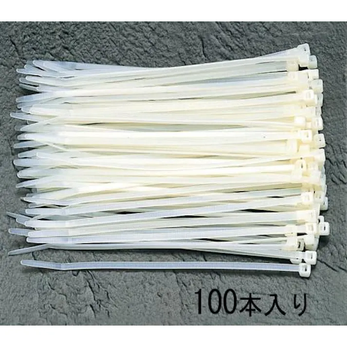 ESCO 250x 4.8mm 結束バンド(100本) 結束バンド 4518340023918 EA475-250(CDC)【別送品】
