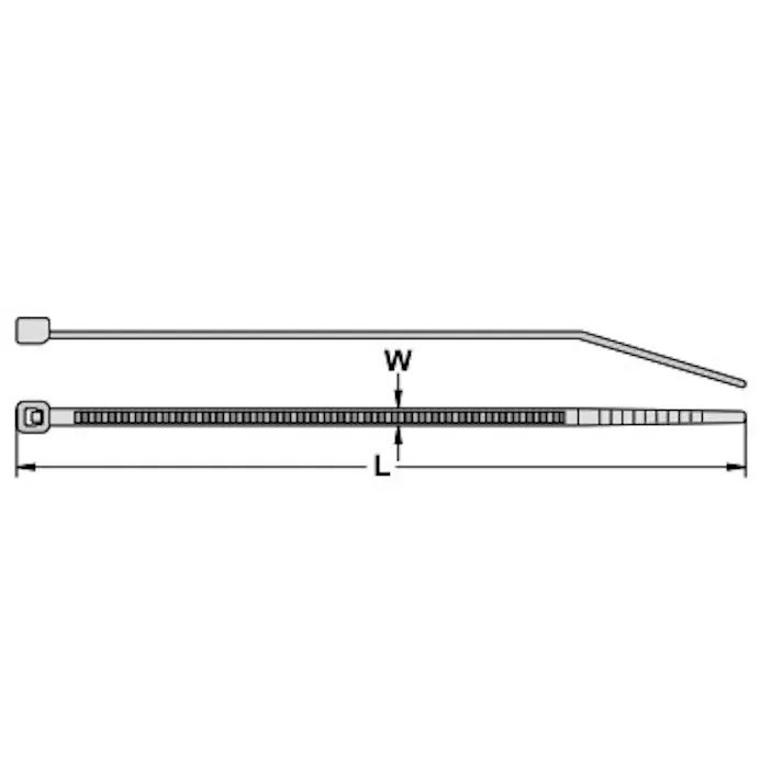 結束バンド(耐候性/100本) 710x9.0mm EA475B-710 4550061687932【別送品】