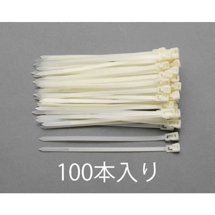ESCO 300mm 結束バンド(リユースタイプ/100本) 結束バンド 4548745898040 EA475ER-300(CDC)【別送品】