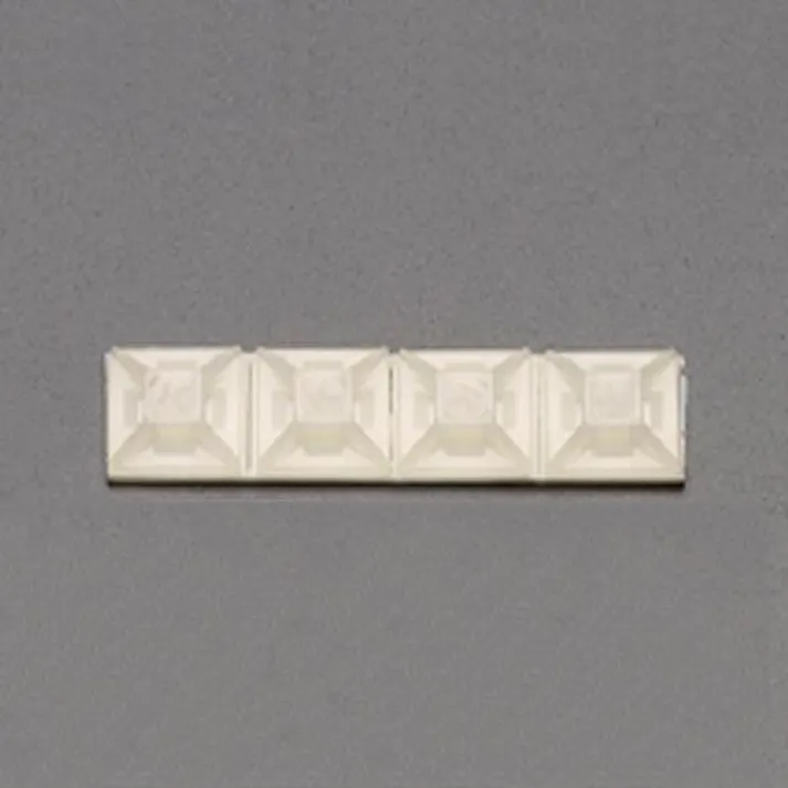 ESCO 12.5X12.5mm結束バンド用ベース(粘着付/100個) 結束バンド 4548745898057 EA475EZ-12(CDC)【別送品】