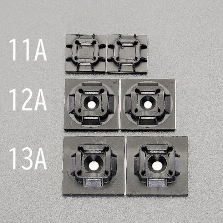 パンドウイット(PANDUIT) 25.4x25.4mm結束バンド用ベース(粘着付/100個) 結束バンド 4550061464649 EA475GB-12A(CDC)【別送品】