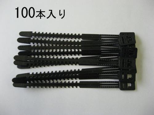 ACコード用バンド(黒/100本) 160mm EA475HA-2 4518340729551【別送品】