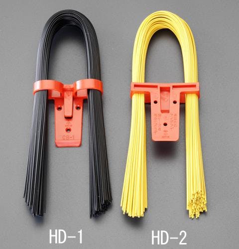 未来工業 被覆付き結束線(黒/100本) 0.9x450mm EA475HD-1 4548745000511【別送品】