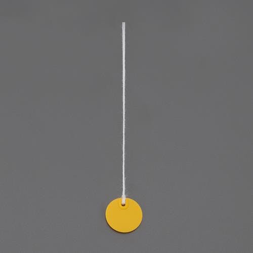 未来工業 線名札(丸形/黄/20枚) φ20mm EA475HD-33 4550061805787【別送品】