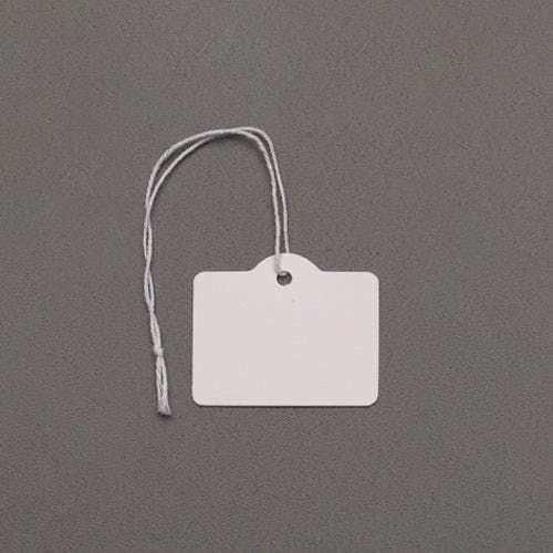 糸付タグ(白/1000枚) 25x30mm EA475HZ-35 4550061898277【別送品】