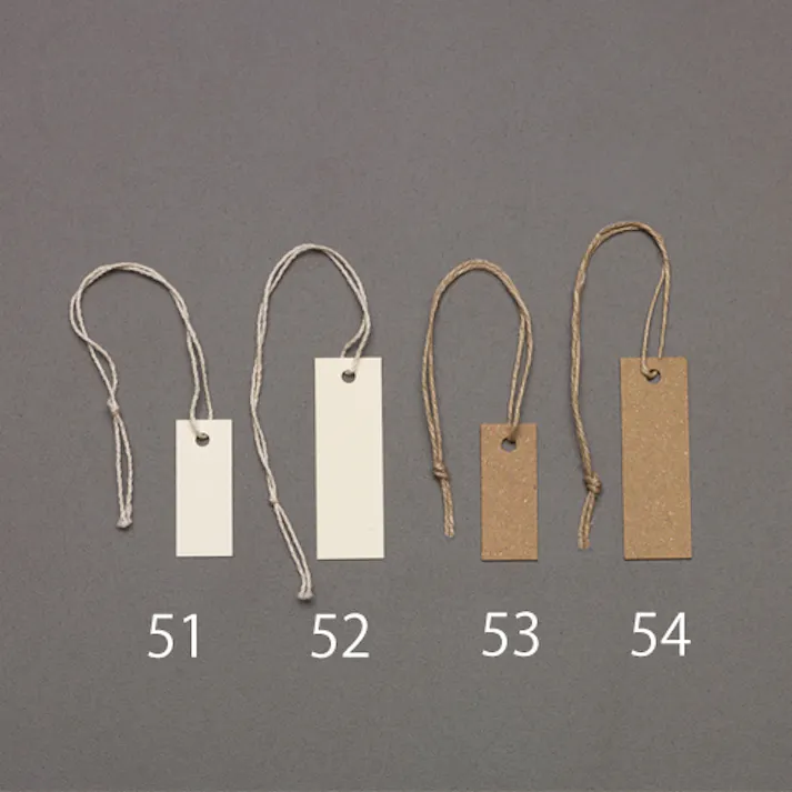 糸付タグ(ホワイト/100枚) 25x10mm EA475HZ-51 4550061898321【別送品】