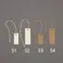 糸付タグ(クラフト/100枚) 25x10mm EA475HZ-53 4550061898345【別送品】