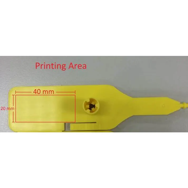 封印セキュリティタイ(100本/赤) EA475MK-4 4550061220436【別送品】