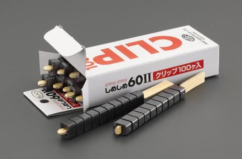 仁礼工業(NIREI) クリップ(黒/100個) 6mm EA475SC-12 4518340507692【別送品】