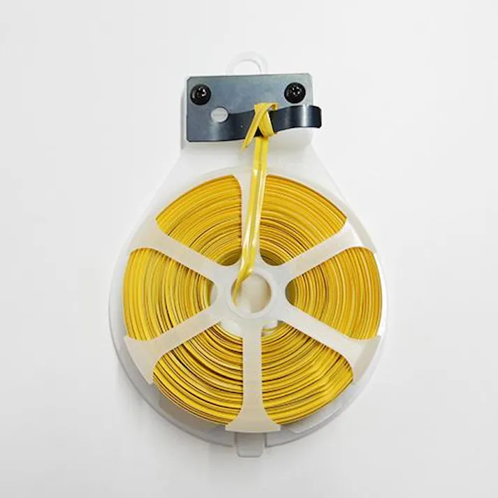 ESCO 4.0mmx 30m ビニタイ(PVC製/黄) 結束バンド 4518340595507 EA475V-2B(CDC)【別送品】