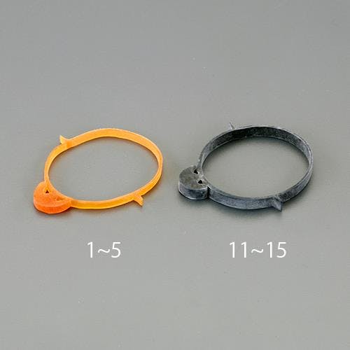 結束用ゴムバンド(黒) (約345本) 38x5mm EA475WB-12 4550061543931【別送品】