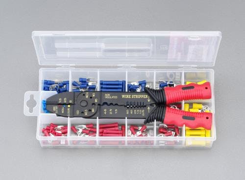 圧着端子セット(圧着ペンチ付) EA538NH-23 4548745938050【別送品】