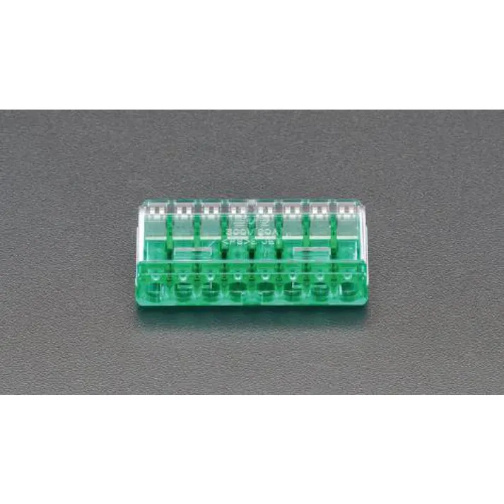 ESCO 8極 差込形電線コネクター(20個) コネクター 4518340032491 EA538PD-8(CDC)【別送品】