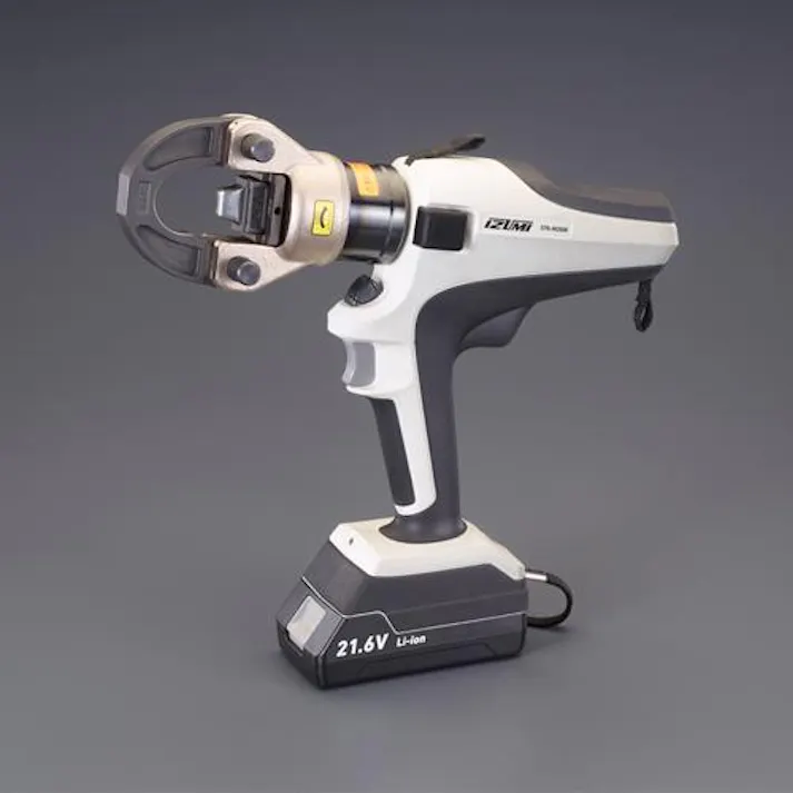 ESCO 14-250m平方m 充電式油圧多機能工具 ケーブルカッター・ケーブルストリッパー・圧着工具 4550061648988 EA539P-21(CDC)【別送品】